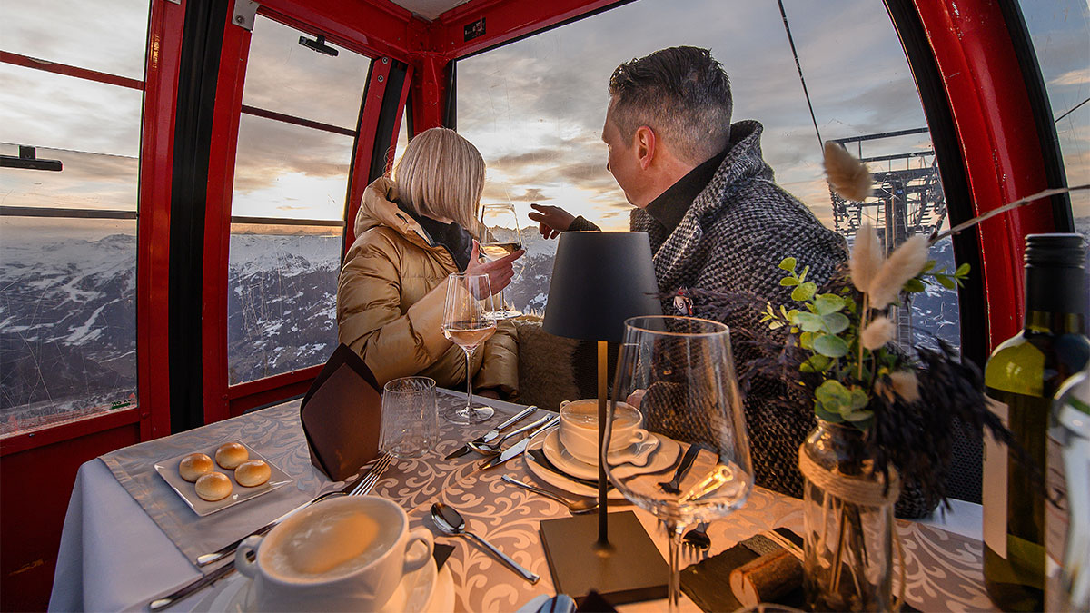 Gondeldinner © Gasteinertal Tourismus GmbH, Fotoatelier Wolkersdorfer