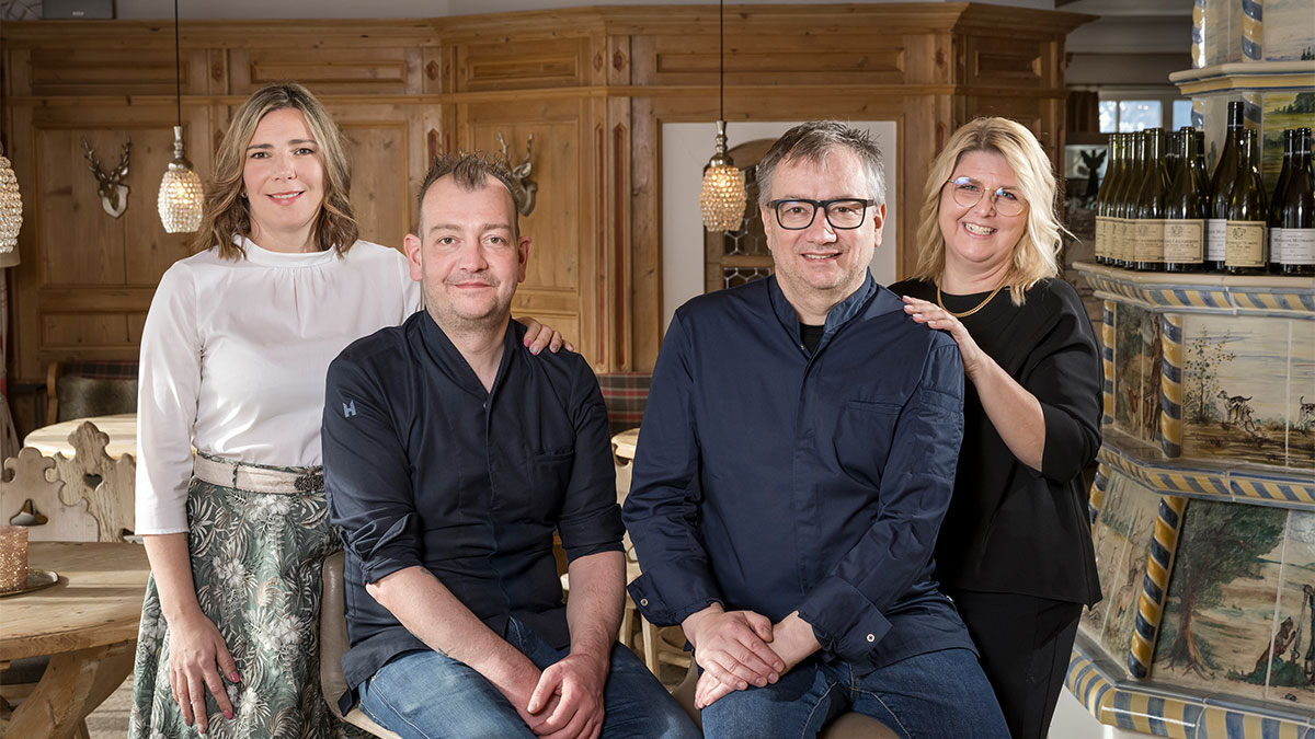 Eine Erfolgsgeschichte in 3. Generation: v.l. Madlen, Patrick, Rainer, Christina Müller (© Günter Standl / ART)